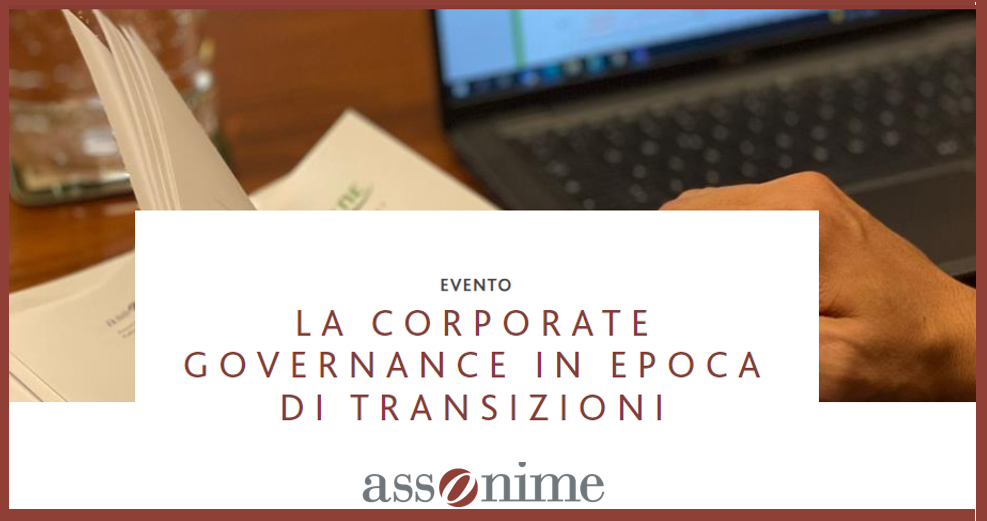 La corporate governance in epoca di transizioni